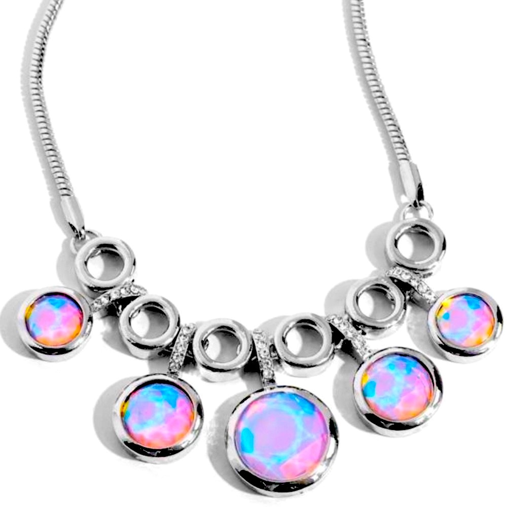 🩵💎🩵 “REFLECTIVE RHAPSODY” SILVER NECKLACE WITH FREE EARRINGS ~ PAPARAZZI❗️🩵💎🩵